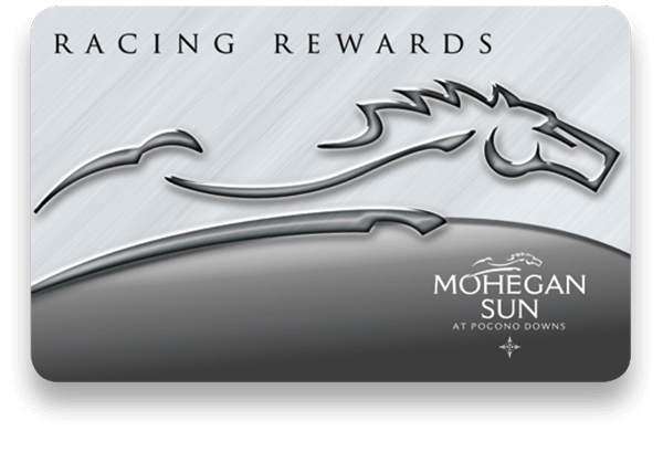 Mohegan Sun Pococo Silver Racing Card